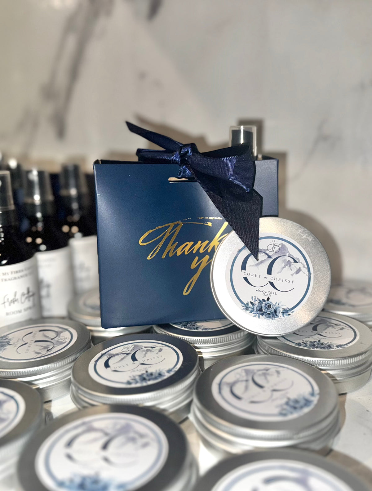 Bride and Groom Day of Scent