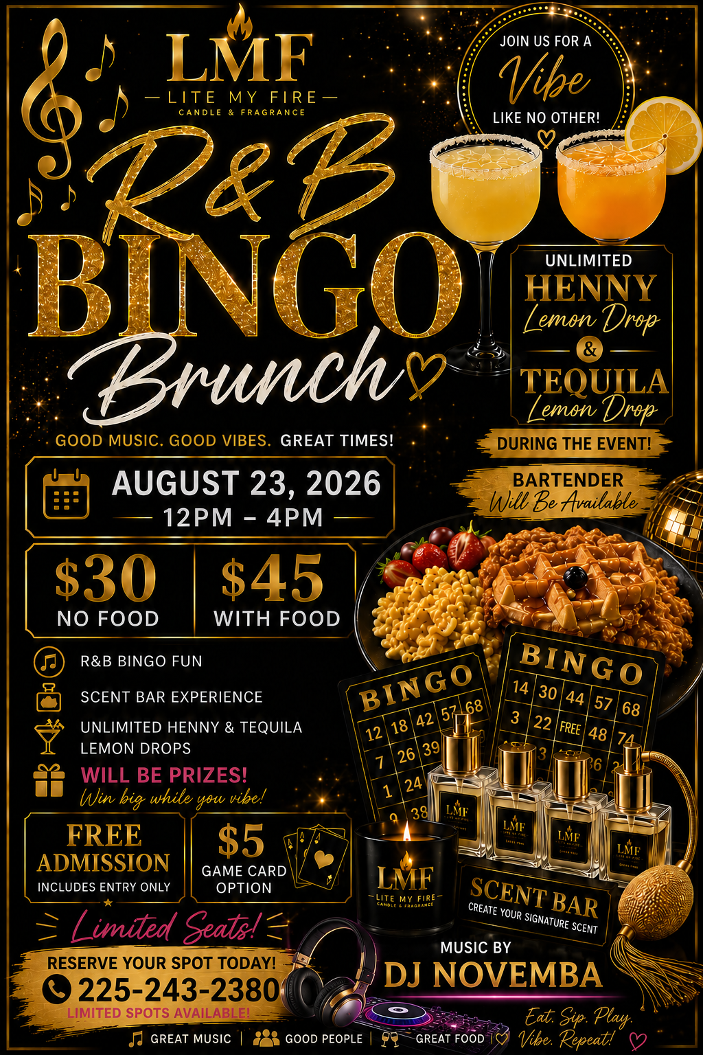 R&B Bingo & Karaoke Dinner Sep 19