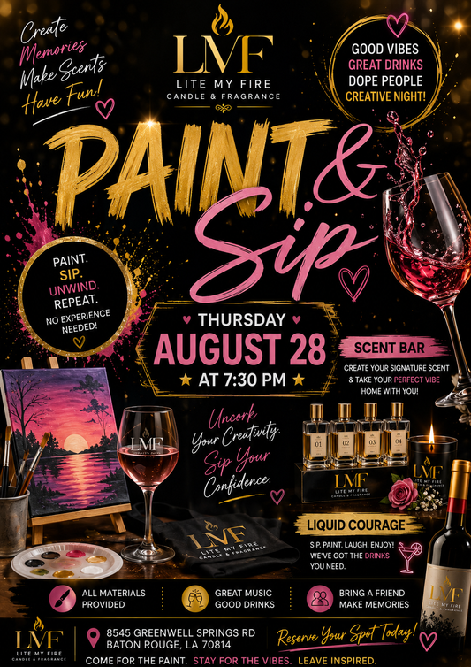 Paint N Sip With Scent Bar